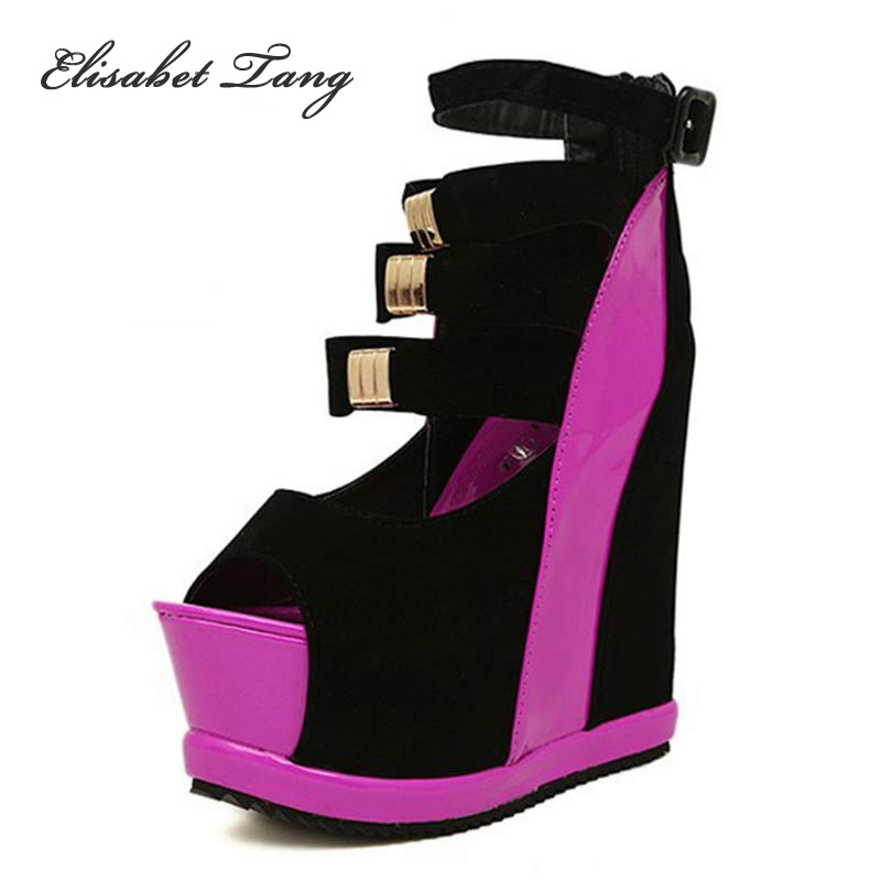 very high wedge heels
