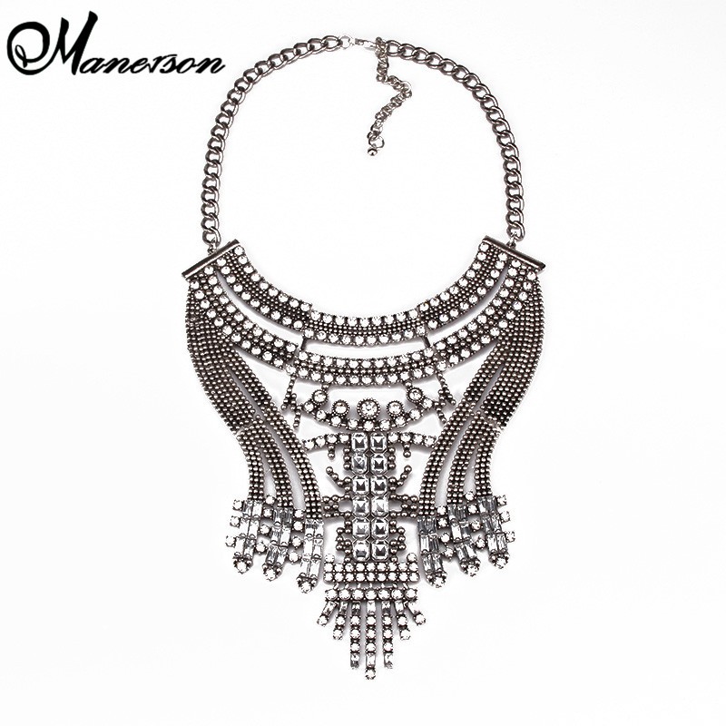 Fashion-Bohemian-Silver-Maxi-Statement-Necklace-Women-Vintage-Choker-Collier-Pendants-Necklaces-B3416