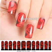 Sexy Water Nail Stickers Decals 20pcs Butterfly Leopard Design Transferable Nail Tips Decoration DIY Beauty Nail