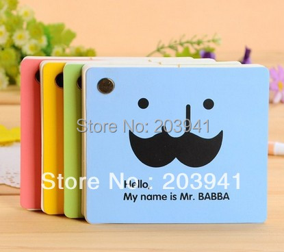 New Vintage Creative Cartoon MR.BABBA DIY Note Paper Pad /cute mustache Note Pads Memo/Memo Pads/Wholesale