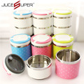Children Stainless Steel PP Bento Lunch Box Food Container Handle Lunch Box Dinnerware Sets Kitchen Tools