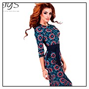 -2015-New-Fashion-women-s-Casual-Print-Dress-Work-Wear-bodycon-midi-dress