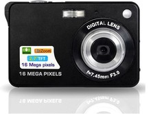 Mini Cheap Digital Camera 16.0 Mega pixels 3MP CMOS Sensor 4x Digital Zoom Rechareable Lithium Battery 2.7′ LCD Video function