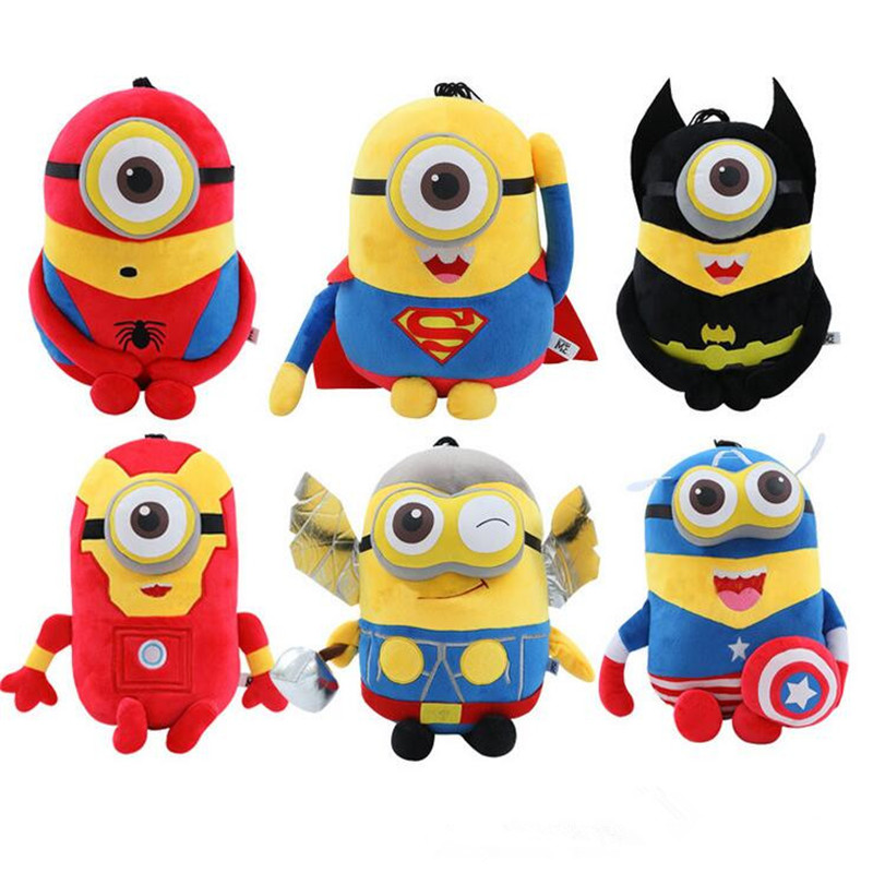 20cm Despicable Me Minions Plush Toys Minions Cosplay Marvel Avengers Superman Spiderman Batman Anime Plush Doll
