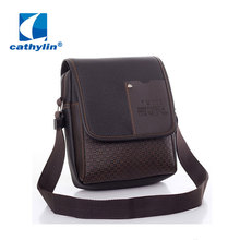 Cathylin new 2015 hot sale bolsas femininas handbag casual pu leather men bag messenger small crossbody shoulder bags