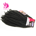 Afro Kinky Twist Braid Curly Synthetic Hair Bulk Extensions Marley Braid Synthetic Braiding Hair