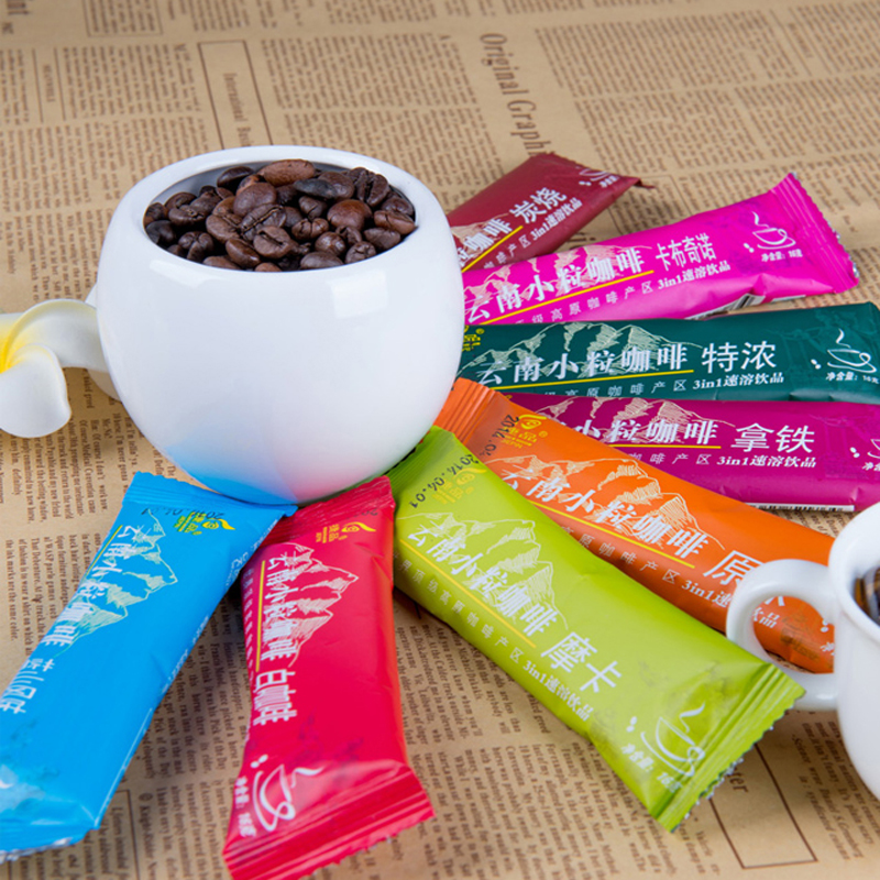 2015 New Instant coffee Small grain coffee 8 kinds flavors