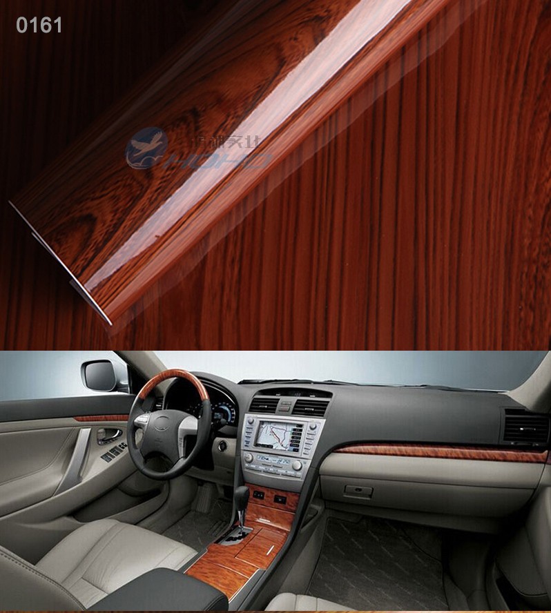 124x30cm Wood Grain Faux Finish Textured Vinyl Wrap Contact Paper Film Diy No Mess Easy To Install Air Release Adhesive