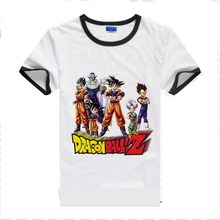 Free Shipping Anime Manga Dragonball Z T-shirt Women Men Cosplay T Shirt Black Sport Mesh Tee