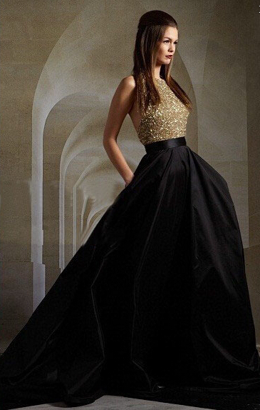 black prom dress designers