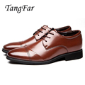 Men s Leather Dress Shoes Plus Size 47 46 45 Pointed Toe Business Shoes For Male