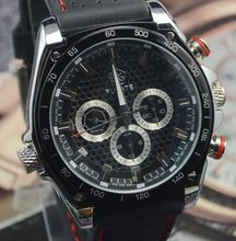 Fuyate para hombre negro 6 calendar aguja comerciales personalizado reloj mecánico completamente automático para hombre de moda j187