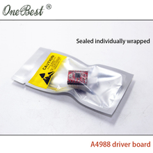 5Pcs A4988 driver board new upgrade Immersion Gold SMT drive stepper motor driver board wiht Radiators