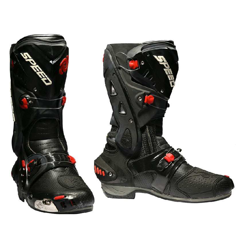 2014 NEW Arrival Men Motorcycle Racing Riding Boots Sport Icon Moto Cycling Boots Bike Boot Shoes Size 40-45 B1003 50% OFF