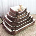 High Quality Smal Medium Large Dog Bed Super Comfortable Pets Dog Kennel Cushion Two Color Multi