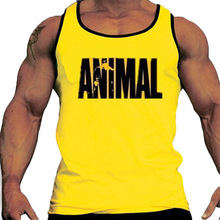 Men sexy cotton gym tank top men Sleeveless tops bodybuilding clothing Sport vest fitness Big Size