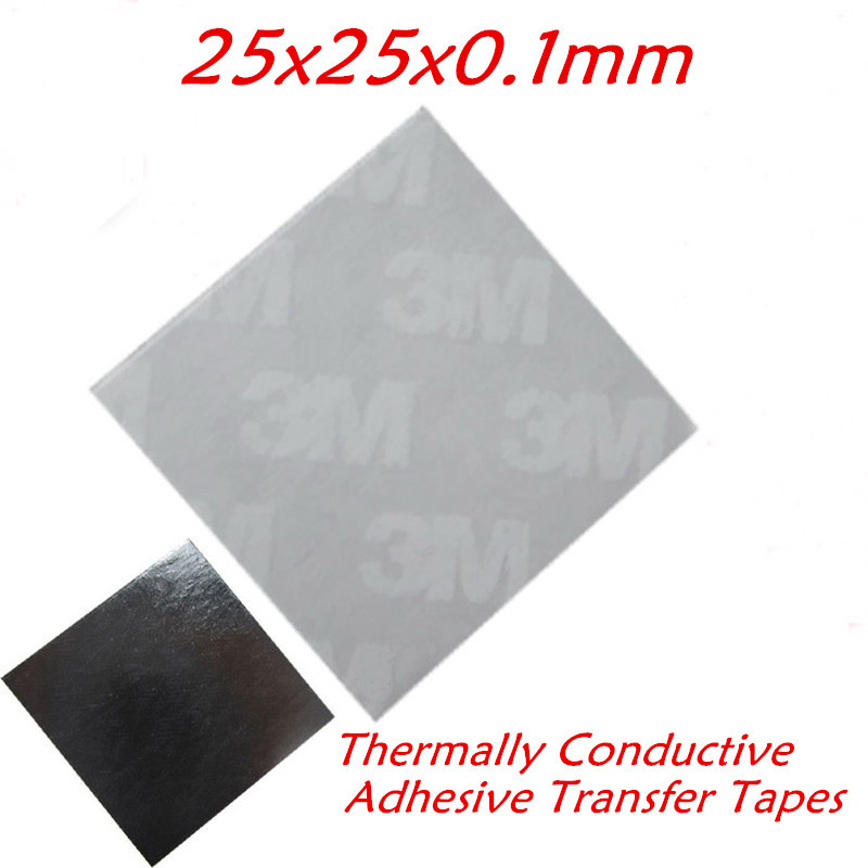 40pcs 3M High Performance 25x25mm Thermally Conductive Adhesive