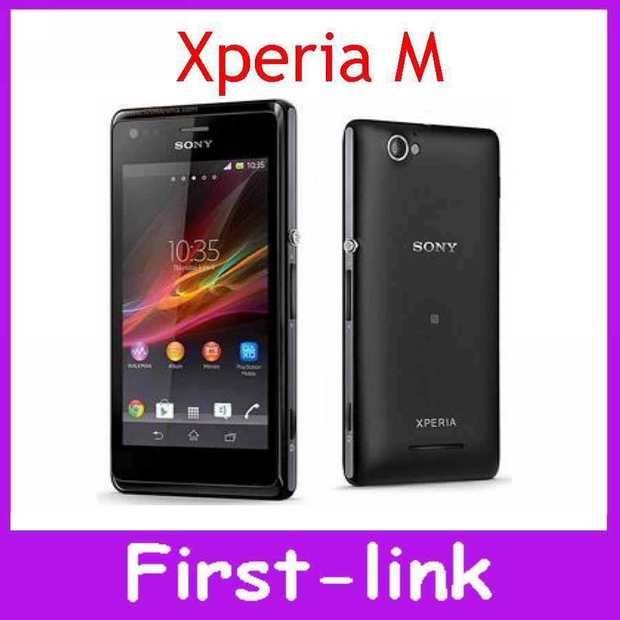 Unlocked Original Sony xperia M C1905 Dual core Mobile phone 4 0 inch Android 5MP Camera