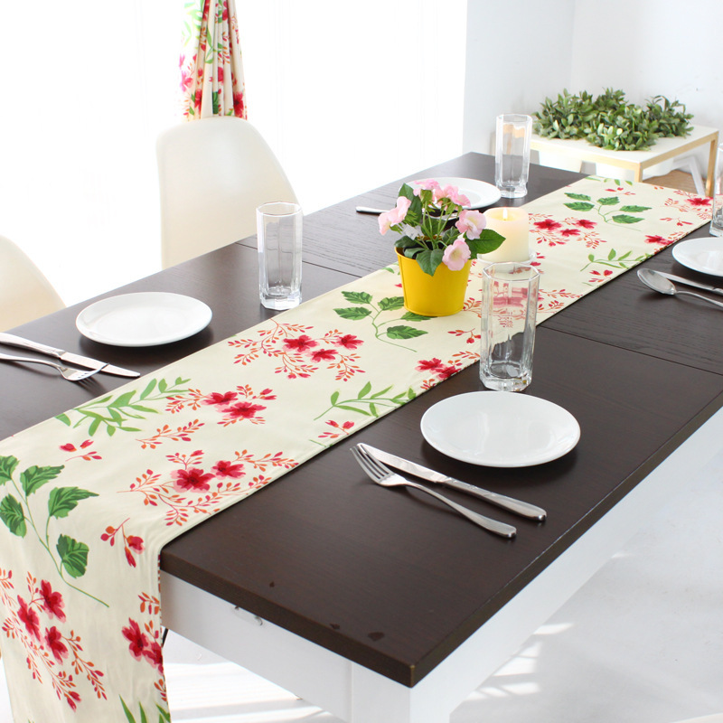 Table Cotton Woven Runner cheap table Runners.jpg for Printed Cheap  Polyester runners Table