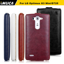 iMUCA Case for LG G3S S Mini G3 Beat D728 D725 D722 D724 Vertical Flip Leather Case Cover Mobile Phone Bags & Cases Accessories