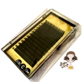 J S Free shipping 10pc 0 05 J B C D Curl Mink Eyelash Extension Thin