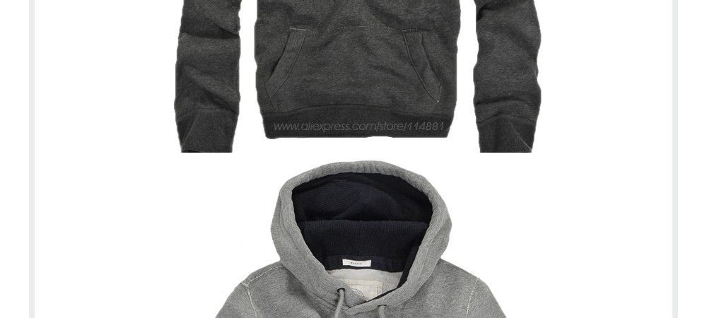 Cotton-Men\'s-Fleece-Hoodie-Jacket-Heavyweight-Hooded-Jumper-With-Cosy-Hood-Outwear-Fashion-Pullover-for-Men-8001-_08