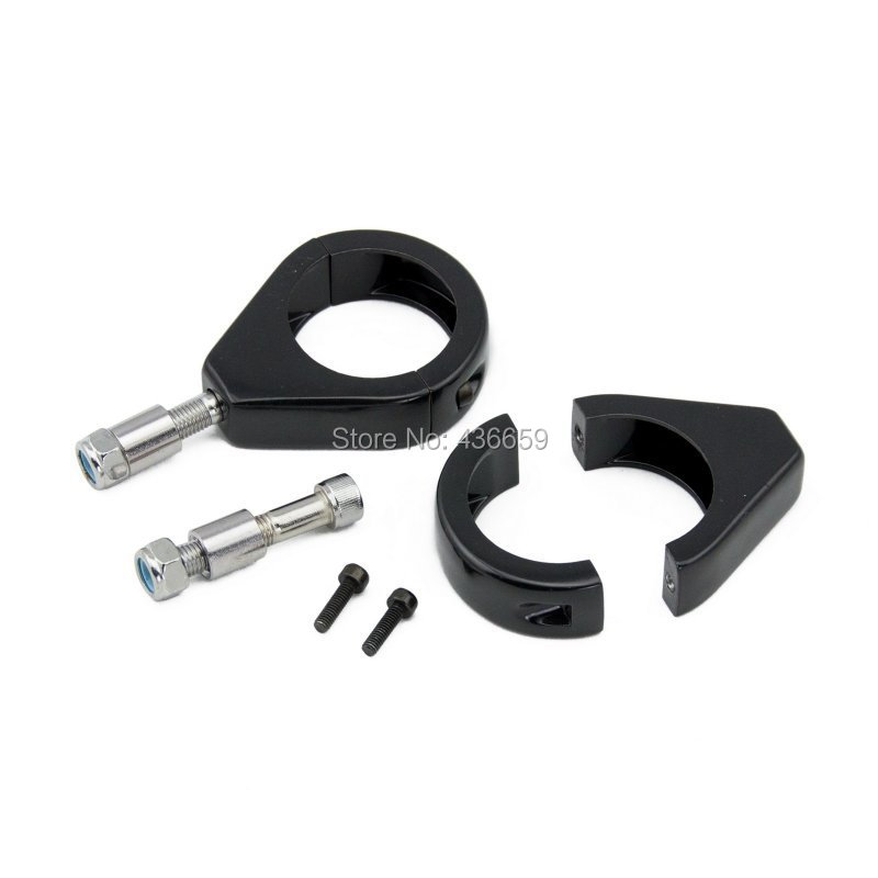 Motorcycle Black 39mm Turn Signal Fork Clamp For Harley XL Sportster 1200 Models 1988 2015