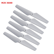 6Pcs MJX X600 RC Quadcopter Drone Spare Parts Blade Propeller White Black A+B 2016 Hot
