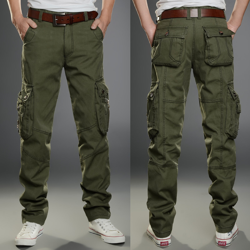 green khaki pants men - Pi Pants