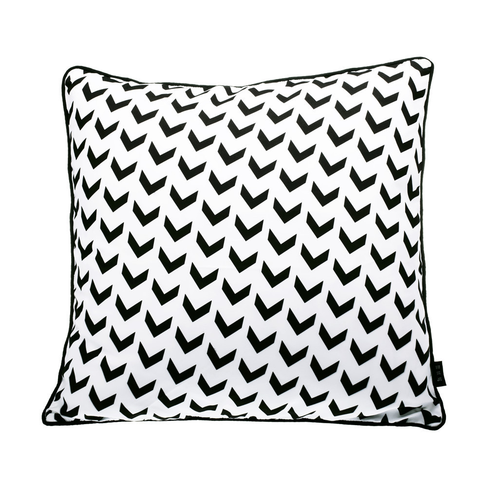 Modern Geometric sofa cover cushion black white throw pillow covers Decorative cushion covers ...