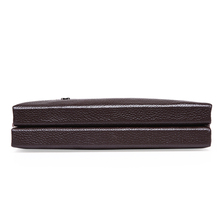 New listing large capacity leather Clutch Wallet bag genuine business man bag Free shipping