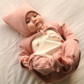 babzapleume Brand Newborn Infant Romper Winter Long Sleeve Baby Jumpsuit Woolen Warm Toddler Boy Girl Clothing