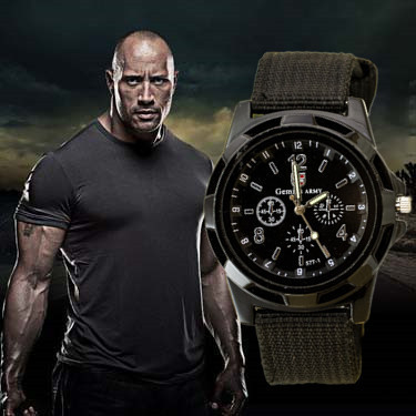 Famous Brand Men Military Canvas Strap Watch Outdoor Sport Army Soldier Fabric Analog Quartz Wristwatch Relogio