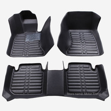 Custom fit car floor mats for Toyota Camry Corolla RAV4 Prado Highlander Sienna zelas verso 3D car-styling carpet liner RY53