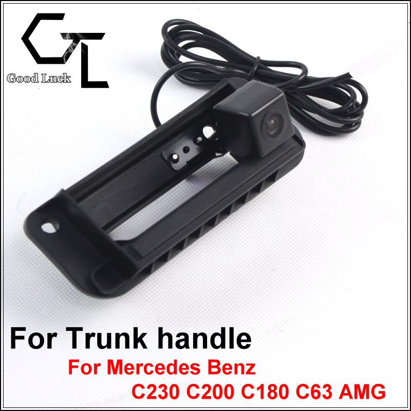 For Mercedes Benz C C230 C200 C180 C63 AMG 2012~2013 Car Rear View Camera / Reverse Camera / HD CCD RCA NTST / Trunk Handle OEM