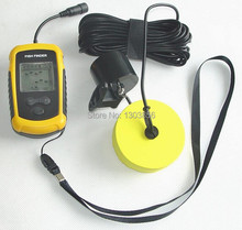 Portable Fish Finder Depth Sonar Sounder Alarm Transducer Fishfinder 100m Fishing Bait Tool