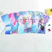 1 years –3 years old girl cartoon elsa anna tees New fashion gir elsa cartoon T-shirt short sleeve summer tops