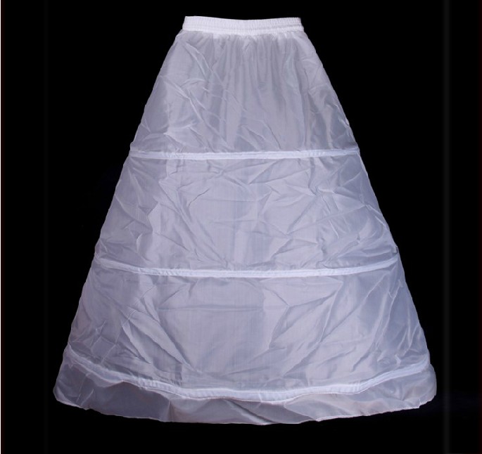 Qi Meng Yuan slips three ring support marriage gauze Dress Petticoat necessary