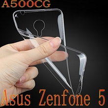 new arrived case for ASUS Zenfone 5 case Ultra Thin Crystal Clear Rubber Soft Cover Case Back For ASUS Zenfone5 A500CG