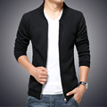 Free Shipping New Arrival Hot Quality Men Jacket Slim Fashion Knitting Stitching Coat Blue Black Size