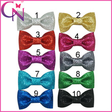 2″ Mini Solid Glitter Hair Bows For Baby Lovely Glitter Hair Accessories Small Cute Hair Bow With Alligator Clip For Baby