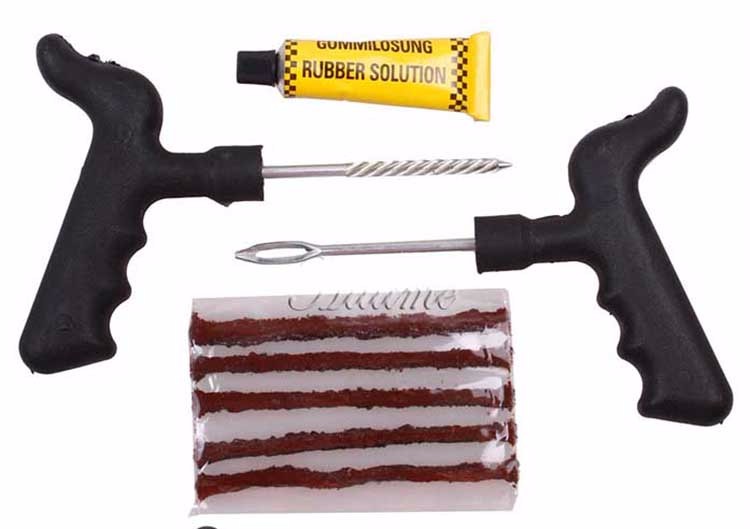 5 Strip Car Bike Auto Tire Puncture Plug Repair Tool Kit For Tubeless Tyre Safety (2)