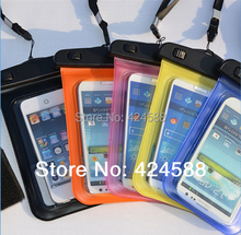 PVC Waterproof Phone Case Underwater Phone Bag For Samsung galaxy S5 s4 s3 For iphone 4