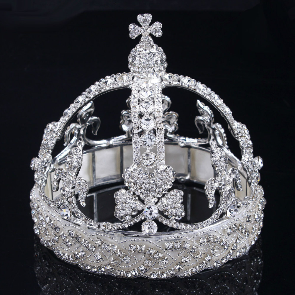 Compra royal coronas tiaras online al por mayor de China, Mayoristas de