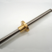 3D Printer THSL-300-8D Lead Screw Dia 8MM Pitch 2mm Lead 2mm Length 400mm with Copper Nut Free Shipping