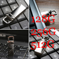 wholesale USB Flash Drive Metal Pendrive High Speed USB Stick 128GB 256GB Pen Drive Real Capacity