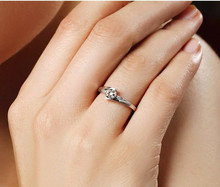 2015 Vintage Wedding CZ Diamond Rings For Women Silver Rose Gold Colors Female Ring Jewelry Anel