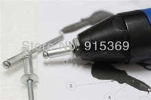 400pcs pop rivet tool kits rivet  adaptor for cordless drill  electric rivet drill for  pop rivets 2.4 – 4. 8-5.0