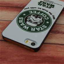 2015 New Fashion Starbucks Ooffee Protect Case Star Wars Design Phone Case Cover For Apple iphone