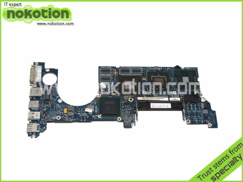 For Macbook Pro 15 A1260 Laptop motherboard 2008 MB133LLA 2.4GHz T8300 CPU onboard graphics update ddr2 Mainboard Mother Boards